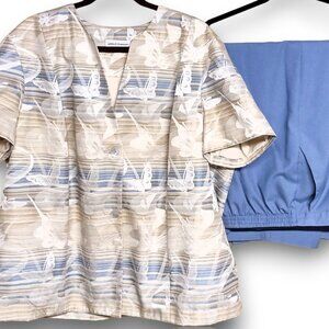 Alfred Dunner Lined Jacket & Pants Size 22W Excellent Preowned Condition